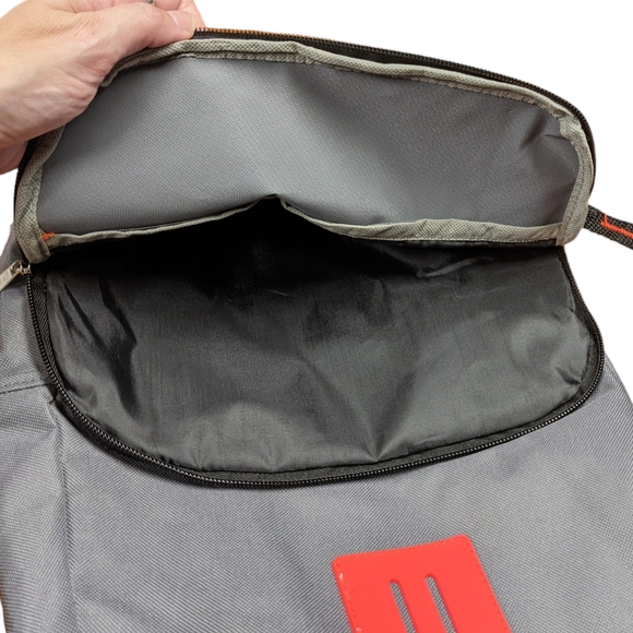 Summit Ridge NWT Red Black & Gray Unisex Backpack - Picture 5 of 13